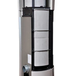 Delia Speicher-Kaminofen Mit Weißen Kacheln 7kW -Heizungsanlagen thorma design delia speicher weiss detail1 1280x1280