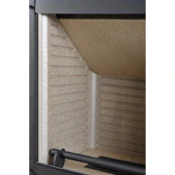 Falun Gussgrau Kaminofen 8kW -Heizungsanlagen thorma design falun grau brennraum 1280x1280