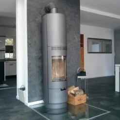Sevilla Kaminofen Gussgrau 7kW -Heizungsanlagen thorma design sevilla kunde1 1280x1280
