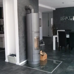 Sevilla Kaminofen Gussgrau 7kW -Heizungsanlagen thorma design sevilla kunde4 1280x1280