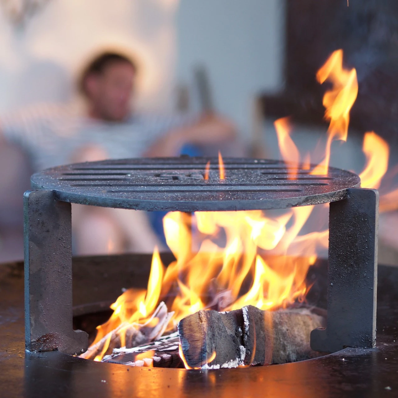 Gartenkamin Plancha Grill Premium PIO80 Cortenstahl 10 Gartenkamin Plancha Grill Premium PIO80 Cortenstahl – Bild 8