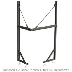 Therm V8CL Eck-Kamineinsatz Links 8kW Hebetür -Heizungsanlagen tragrahmen eck 1280x1280 5