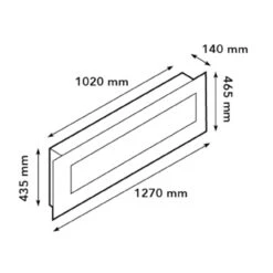 Trivero 130 SMART LED Wandkamin Einbaukamin -Heizungsanlagen trivero 130 wandkamin elektrischer kamin masse 1280x1280 1