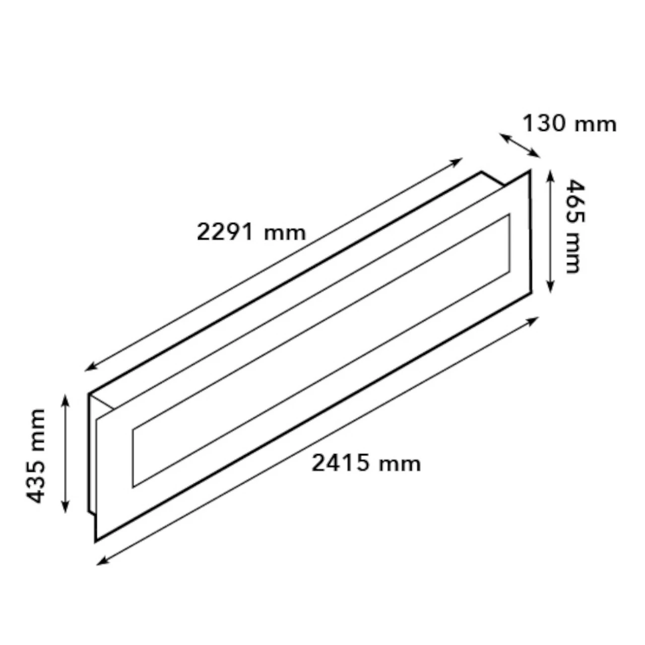 Trivero 240 SMART LED Wandkamin Einbaukamin 12 Trivero 240 SMART LED Wandkamin Einbaukamin – Bild 10
