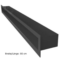 Luftleiste TUNNEL Schwarz Verschiedene Größen 15 Luftleiste TUNNEL Schwarz Verschiedene Größen -Heizungsanlagen tunel 9 80 schwarz 1280x1280