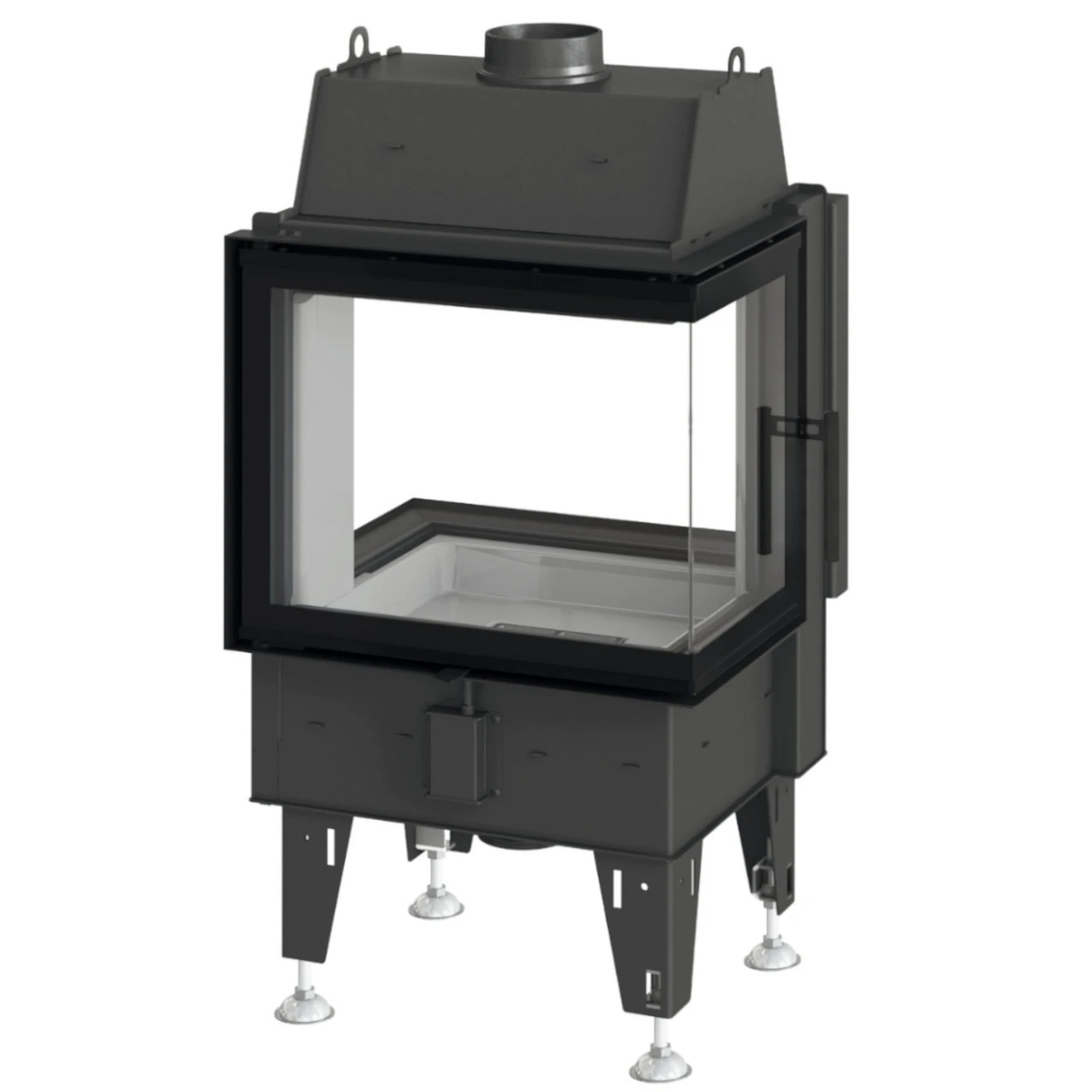 Twin 7CPCP Tunnel-Eckkamineinsatz Rechtsverglast 7kW 3 Twin 7CPCP Tunnel-Eckkamineinsatz Rechtsverglast 7kW