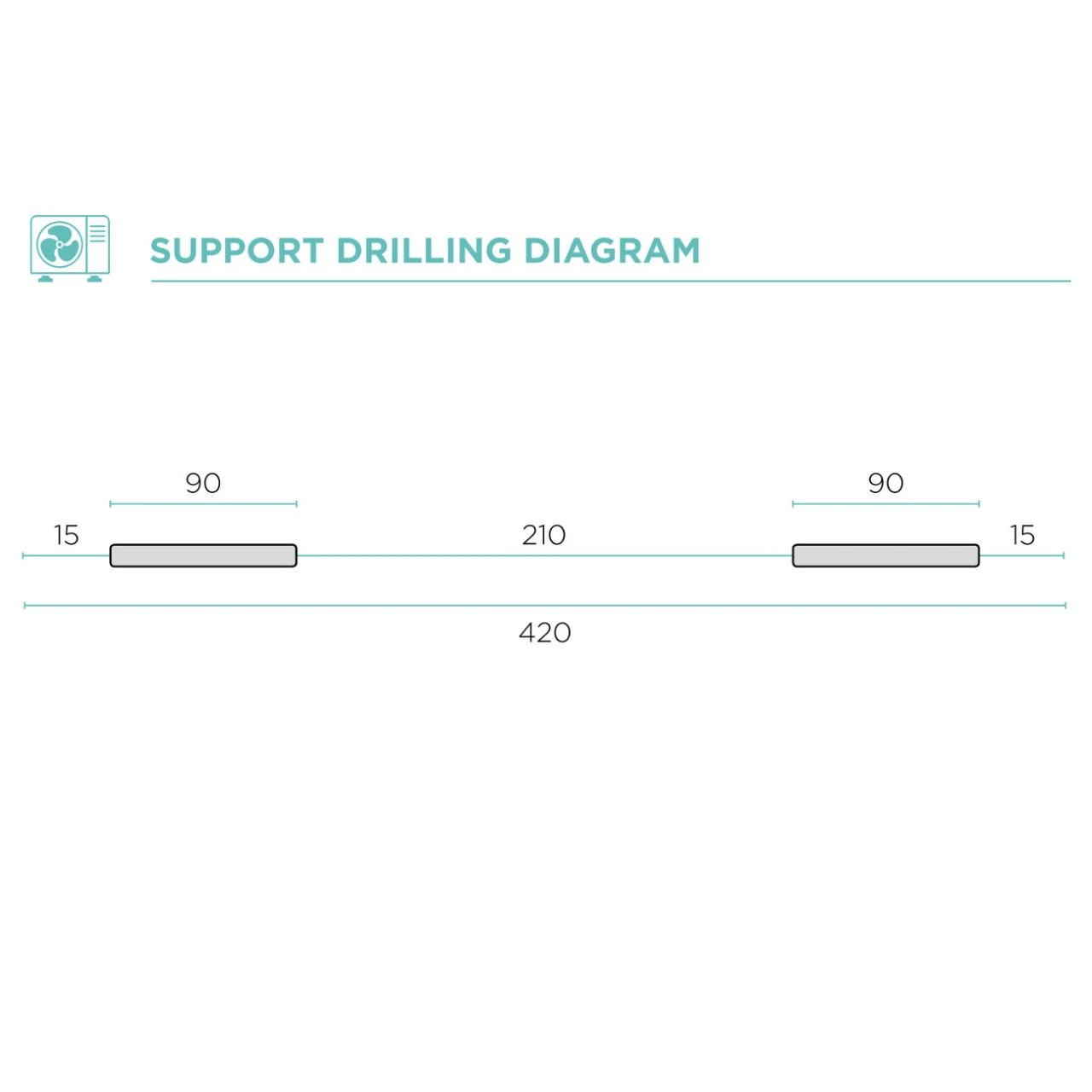 Untergestell SP741 Aus Inox Bis 200kg Für Wärmepumpen Und Klimageräte 5 Untergestell SP741 Aus Inox Bis 200kg Für Wärmepumpen Und Klimageräte – Bild 3