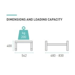 Untergestell SP850 Bis 200 Kg Für Klimaanlagen Und Wärmepumpen -Heizungsanlagen untergestell sp850 web2 1280x1280