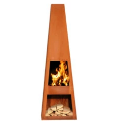 Outdoor/Garten Kamin Feuersäule Vilos Corten -Heizungsanlagen vilos corten web 1280x1280