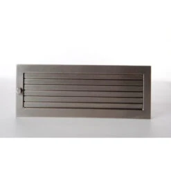 CB-Revisions-Warmluftgitter 45x45 Edelstahl Matt