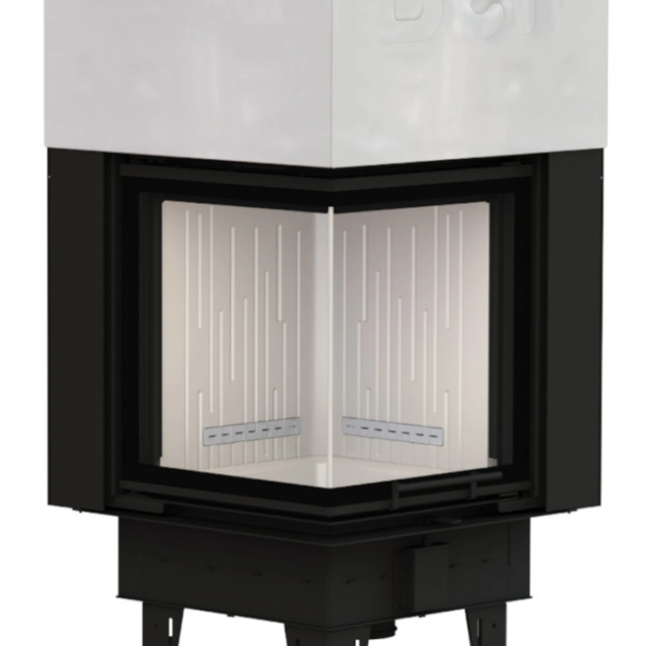 Aquatic WHV450E Wasserführender Eck-Kamineinsatz 8kW 5 Aquatic WHV450E Wasserführender Eck-Kamineinsatz 8kW – Bild 3