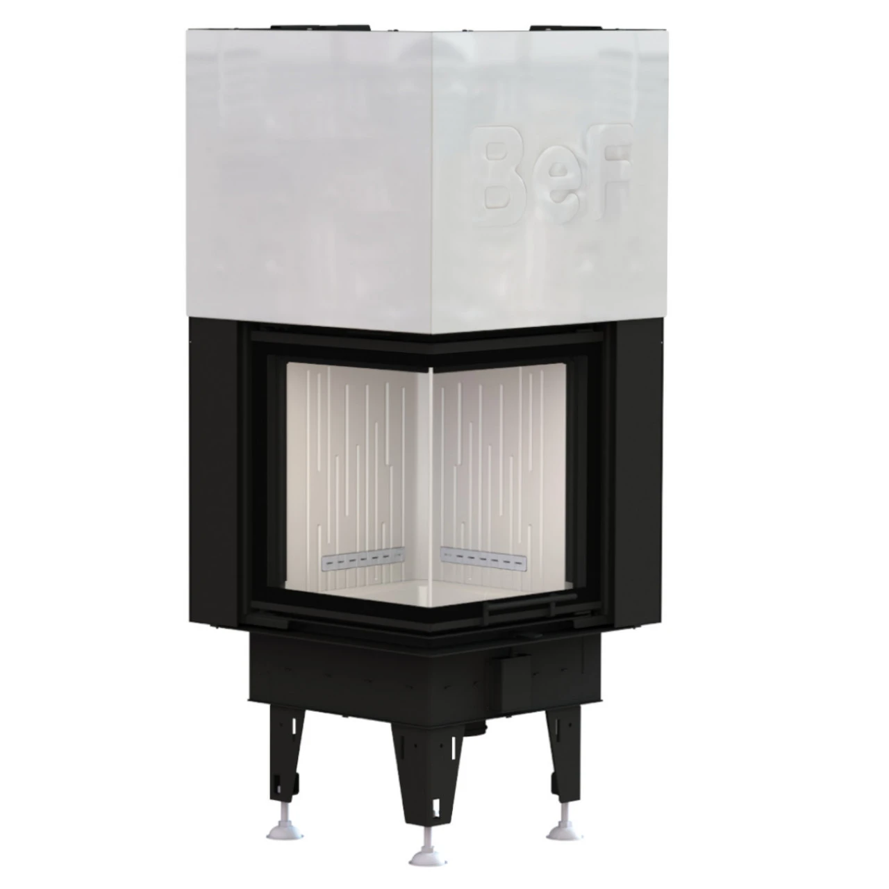 Aquatic WHV450E Wasserführender Eck-Kamineinsatz 8kW 3 Aquatic WHV450E Wasserführender Eck-Kamineinsatz 8kW