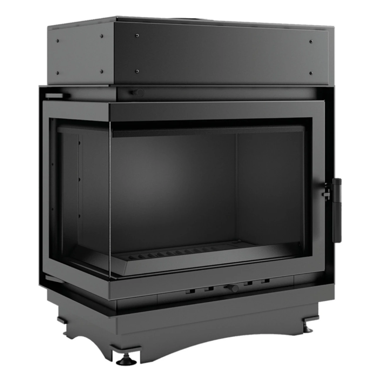 Maja Gusseisener Wasser-Kamineinsatz Links Verglast Steglos 8kW 3 Maja Gusseisener Wasser-Kamineinsatz Links Verglast Steglos 8kW