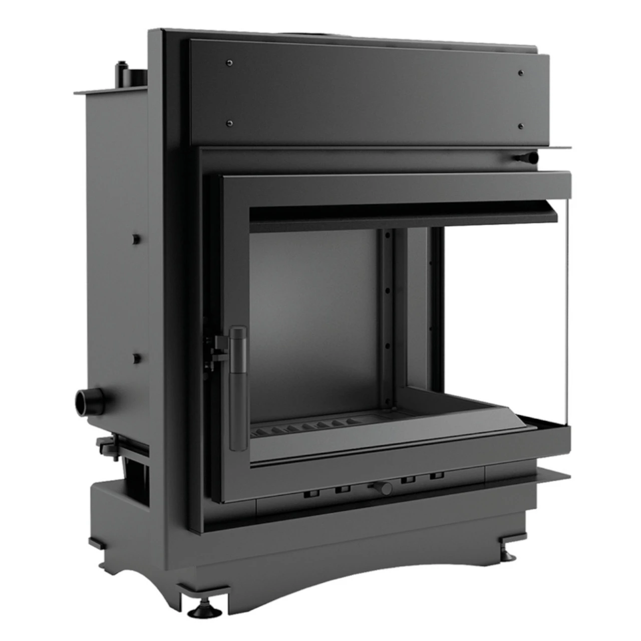 Maja Gusseisener Wasser-Kamineinsatz Rechts Verglast Steglos 8kW 3 Maja Gusseisener Wasser-Kamineinsatz Rechts Verglast Steglos 8kW