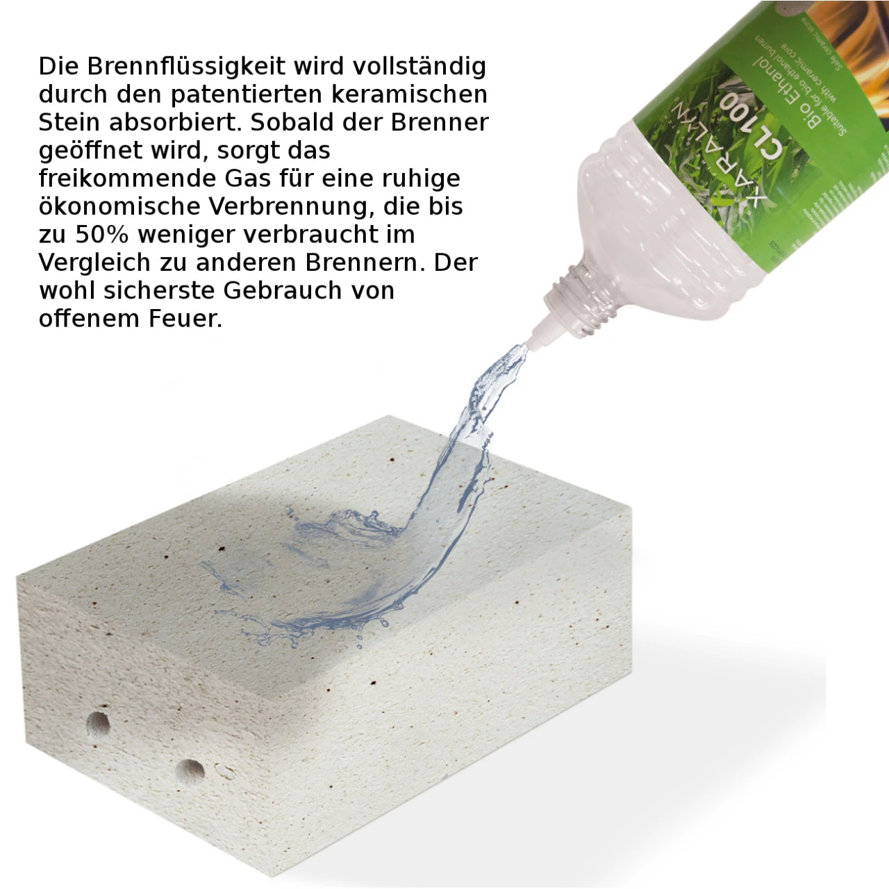 Goya Bio-Ethanolkamin Concrete Look Keramik Brenner 10 Goya Bio-Ethanolkamin Concrete Look Keramik Brenner – Bild 8