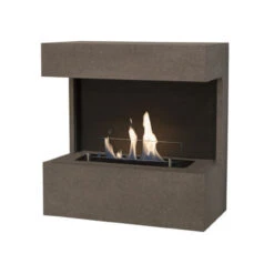 Nova Bioethanol Kamin Betonlook Mit Keramikbrenner