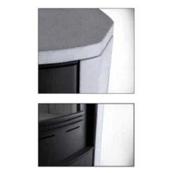 Yaro Speckstein Optik Kaminofen 8kW -Heizungsanlagen yaro kaminofen eurohr web5 1280x1280