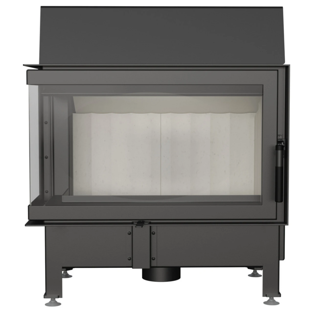 Zibi 12 Warmluft-Eckkamineinsatz 11kW Links Verglast 4 Zibi 12 Warmluft-Eckkamineinsatz 11kW Links Verglast – Bild 2