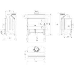 Zibi 12 Warmluft-Eckkamineinsatz 11kW Links Verglast 19 Zibi 12 Warmluft-Eckkamineinsatz 11kW Links Verglast -Heizungsanlagen zibi 12 l bs masse 1280x1280