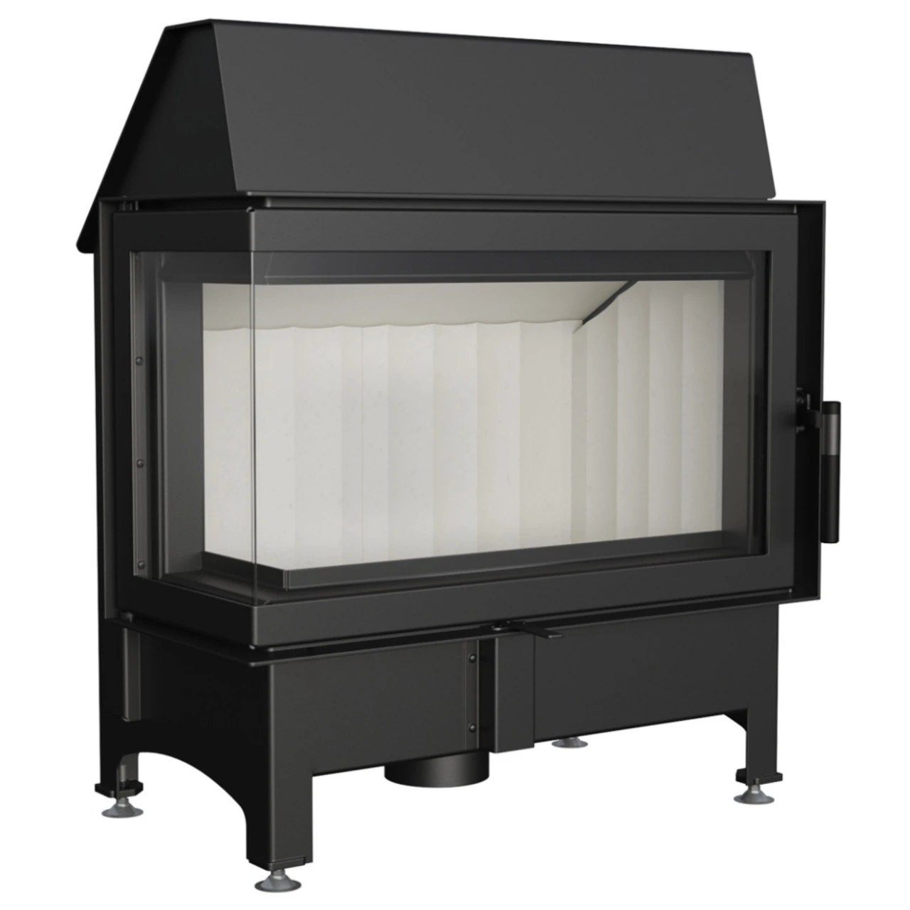 Zibi 12 Warmluft-Eckkamineinsatz 11kW Links Verglast 3 Zibi 12 Warmluft-Eckkamineinsatz 11kW Links Verglast